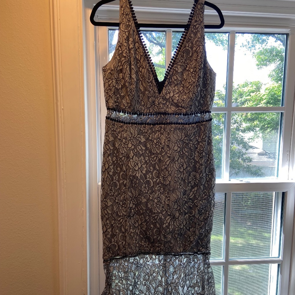 Nicholas Lace Midi Dress